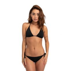 Dół od stroju kąpielowego Billabong Sol Searcher Tie Side Tropic. Czarne bikini damskie Billabong, bez wzorów. Za 59.99 zł.