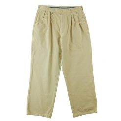 Spodnie męskie beżowe Polo Ralph Lauren. Brązowe spodnie materiałowe męskie Ralph Lauren, bez wzorów, z materiału, eleganckie. Za 170.36 zł.