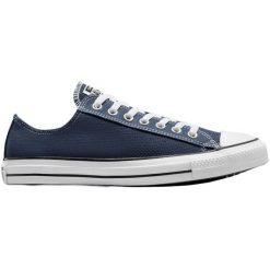 Trampki Converse Chuck Taylor All Star Canvas and Jacquard, Dla obu płci. Niebieskie trampki i tenisówki męskie Converse, bez wzorów, bez zapięcia. Za 356.05 zł.