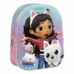 Plecak szkolny 3D Gabby's Dollhouse 67 % Poliester. Czerwone plecaki damskie Gabby's Dollhouse, bez wzorów, z poliesteru. Za 63.45 zł.