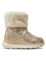 Mayoral Botki 42486 Złoty. Żółte botki dziewczęce Mayoral, bez wzorów, ze skóry, bez ramiączek. Za 149.99 zł.