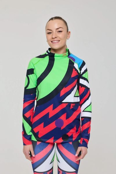 Damska koszulka termoaktywna Fresh Prince X. Zielone bielizna termoaktywna damska OOSC, s, bez wzorów, z materiału. Za 269.99 zł.