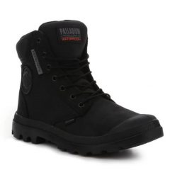 Buty Palladium Pampa Sc Wpn U-S 77235-010-M czarne. Czarne buty sportowe na co dzień damskie bez wzorów, z gumy. Za 834.10 zł.