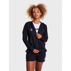 Bluza sportowa bawełniana z kapturem Hummel GO 2.0 Zip Hoodie Woman r. XSBluza s. Czarne bluzy sportowe damskie HUMMEL, s, z bawełny. Za 199.00 zł.