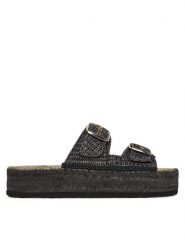 LOVE MOSCHINO Espadryle JA28393G0MJQ0000 Szary. Szare espadryle damskie Love Moschino, bez wzorów, z tworzywa sztucznego, bez obcasa. Za 439.99 zł.