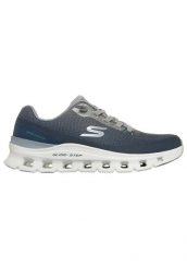 Buty SKECHERS GLIDE STEP PRO WAVERRA Niebieski. Niebieskie buty fitness męskie Skechers, z materiału, bez zapięcia, trekkingowe. Za 319.99 zł.