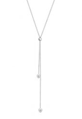 Elli Damski Y-łańcuszek kulka zawieszka filigranowa regulowana w srebrze 925 Sterling Silver Naszyjniki 1 ct. Szare naszyjniki damskie Elli, srebrne. Za 293.99 zł.