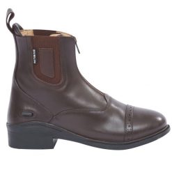 Damskie buty do jazdy konnej Dublin Evolution Zip Front Paddock. Brązowe kalosze damskie DUBLIN, bez wzorów. Za 547.50 zł.