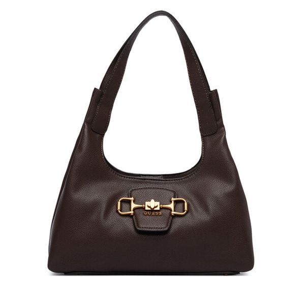 Torebka Guess. Brązowe torebki klasyczne damskie Guess, z aplikacjami, bez dodatków. Za 584.99 zł.
