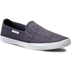 Tenisówki CALVIN KLEIN JEANS - Fabion SE8393 Blue. Niebieskie trampki i tenisówki męskie Calvin Klein Jeans, bez wzorów, z gumy, bez zapięcia. W wyprzedaży za 259.00 zł.