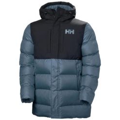 Długa kurtka z kapturem Helly Hansen Active. Niebieskie kurtki męskie Helly Hansen, bez wzorów, z puchu, klasyczne, z kapturem. W wyprzedaży za 879.50 zł.