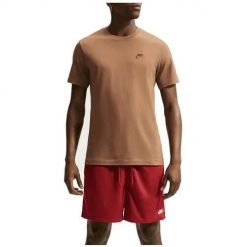 Koszulka sportowa męska Nike AR4997270ALEBROWN. Brązowe t-shirty sportowe męskie Nike, m, bez ramiączek. Za 223.00 zł.