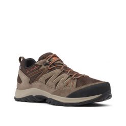 Buty turystyczne - COLUMBIA REDMOND WTP - męskie. Buty trekkingowe męskie Columbia, z kauczuku, bez zapięcia, trekkingowe. W wyprzedaży za 329.99 zł.