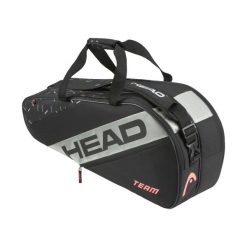 Torba tenisowa na rakiety Head Team M Racquet Bag. Szare torebki klasyczne damskie HEAD, bez wzorów, bez dodatków. W wyprzedaży za 279.99 zł.