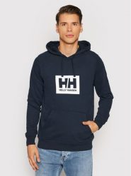 Helly Hansen Bluza Hh Box 53289 Granatowy Regular Fit. Niebieskie bluzy bez kaptura męskie Helly Hansen, l, z bawełny. Za 229.99 zł.
