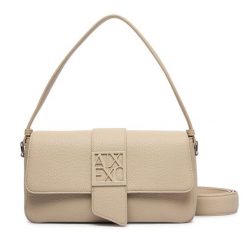 Torebka Armani Exchange. Brązowe torebki klasyczne damskie Armani Exchange, bez wzorów, bez dodatków. Za 629.99 zł.