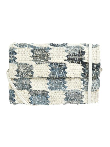BLE Torebka w kolorze kremowo-niebieskim - 30 x 20 x 6 cm rozmiar: onesize. Brązowe torebki klasyczne damskie BLE, bez wzorów, z materiału, bez dodatków. Za 51.95 zł.