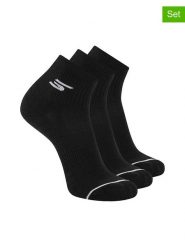 Skechers Skarpety (6 par) w kolorze czarnym rozmiar: 43-46. Czarne skarpetki męskie Skechers, bez wzorów, ze splotem. Za 56.66 zł.