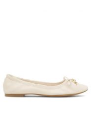 Nine West Baleriny WFA2617-1 Écru. Baleriny damskie Nine West, bez wzorów, ze skóry, bez obcasa. Za 159.99 zł.