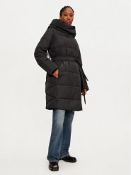 Vero Moda Kurtka zimowa Leonie Kate 10320520 Czarny Loose Fit. Czarne kurtki damskie Vero Moda, na zimę, m, bez wzorów, z syntetyku, bez kaptura. Za 379.99 zł.