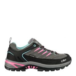 Buty trekkingowe RIGEL 2.0 LOW skóra wodoodporne. Czerwone buty trekkingowe męskie CMP, z gumy, przed kostkę, bez zapięcia, outdoorowe. Za 359.99 zł.