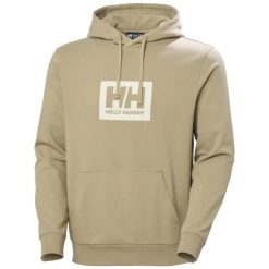 Bluza z kapturem Helly Hansen Box. Brązowe bluzy z kapturem męskie Helly Hansen, m, z bawełny. Za 330.00 zł.