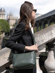 Maison héritage PARIS Skórzana torebka "Mini July" w kolorze antracytowym - 30 x 16 x 13 cm rozmiar: onesize. Czarne torebki klasyczne damskie maison héritage PARIS, bez wzorów, z materiału, bez dodatków. Za 217.99 zł.