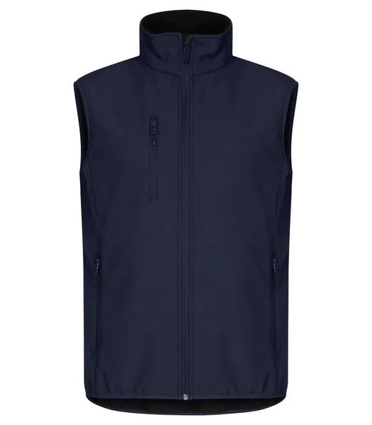 Clique Classic Softshell Vest z recyklingowanego poliestru – 3‑warstwowa. Niebieskie kurtki softshell damskie CLIQUE, m, bez wzorów, z polaru, bez kaptura. Za 232.76 zł.