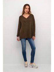 CULTURE Sweter w kolorze brązowym rozmiar: XL. Brązowe swetry klasyczne damskie Culture, xl, bez kołnierzyka. Za 135.17 zł.