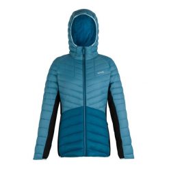 Kurtka Damska Leedre Padded Jacket. Czarne kurtki damskie Regatta, m, bez wzorów, z elastanu, z kapturem. Za 170.99 zł.