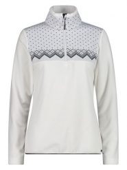 CMP Bluza polarowa w kolorze białym rozmiar: 34. Białe bluzy bez kaptura damskie CMP, z materiału. Za 100.99 zł.