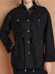Parka - czarny. Czarne parki damskie Sinsay, l, bez wzorów. W wyprzedaży za 39.99 zł.