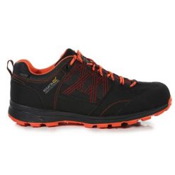 Buty trekkingowe męskie Regatta Samaris II Low wodoodporne. Czarne buty trekkingowe męskie Regatta, bez zapięcia. Za 281.00 zł.