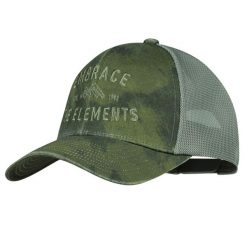 Czapka z daszkiem dla dorosłych Buff Trucker Cap. Zielone czapki męskie Buff, bez wzorów, z poliesteru. W wyprzedaży za 112.43 zł.