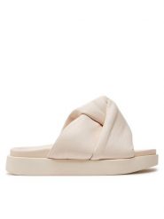 Inuikii Klapki Soft Crossed 70104-140 Écru. Klapki damskie Inuikii, bez wzorów, ze skóry, bez obcasa. Za 949.99 zł.