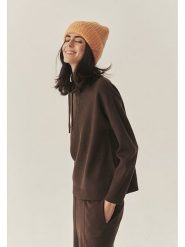 TATUUM Sweter "Farni" w kolorze ciemnobrązowym rozmiar: L. Brązowe golfy damskie Tatuum, l, bez kołnierzyka. Za 123.53 zł.