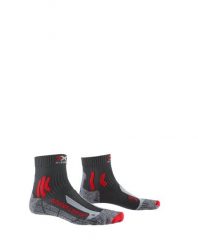 Skarpety trekkingowe X-SOCKS TREK OUTDOOR LOW CUT 4.0. Szare skarpetki męskie X-Socks, bez wzorów, z materiału. Za 60.00 zł.