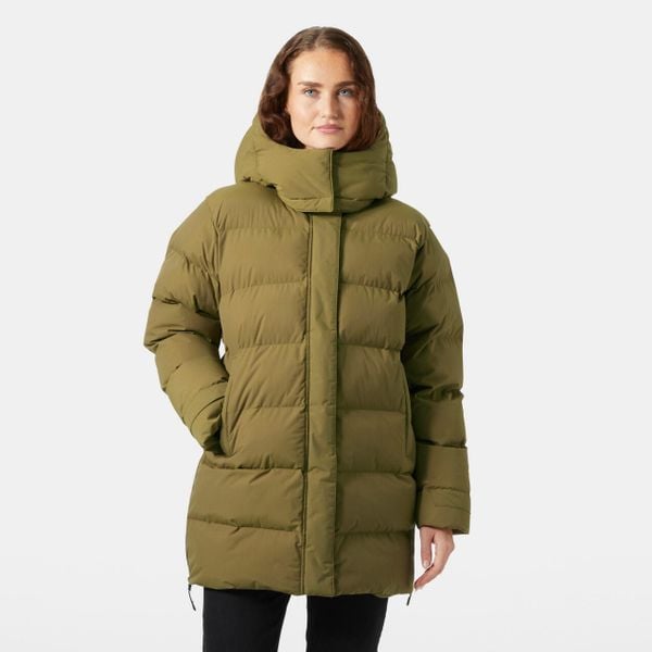 Parka damska z kapturem Helly Hansen Aspire. Brązowe parki damskie Helly Hansen, na zimę, bez wzorów. W wyprzedaży za 1,192.00 zł.
