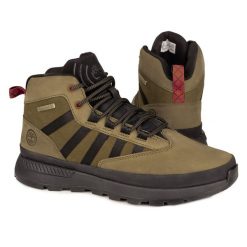 Buty męskie sportowe zimowe Timberland EURO TREKKER MID. Czarne buty sportowe na co dzień męskie Timberland, na zimę, bez zapięcia. W wyprzedaży za 369.00 zł.