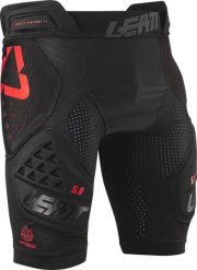 Spodenki z ochraniaczem LEATT Impact Shorts 3DF 5.0. Czarne szorty męskie LEATT, bez wzorów, z materiału. Za 649.00 zł.