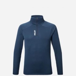 Bluza trekkingowa polarowa MILLET Parmelan Light Fleece Po M. Niebieskie bluzy bez kaptura męskie Millet, m, z materiału. Za 199.00 zł.