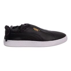 Trampki Puma Basket Twist Sb Wns Czarne. Czarne trampki i tenisówki męskie Puma, bez wzorów, z materiału, bez zapięcia. Za 363.99 zł.