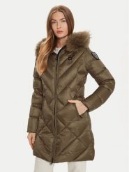 Blauer Kurtka puchowa 24WBLDK03052 Brązowy Regular Fit. Brązowe kurtki damskie Blauer, m, bez wzorów, z puchu, bez kaptura. Za 2,899.00 zł.