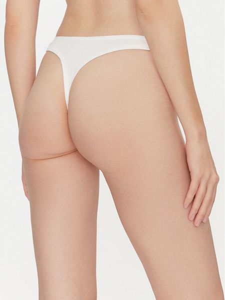 Tommy Hilfiger Stringi UW0UW05741 Biały. Białe stringi damskie Tommy Hilfiger, m, bez wzorów, z bawełny. Za 59.99 zł.