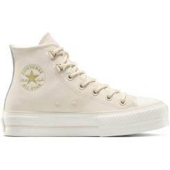 Buty sportowe Converse Chuck Taylor As Lift. Czerwone buty sportowe na co dzień męskie Converse, ze skóry, bez zapięcia, na fitness i siłownię. Za 590.00 zł.