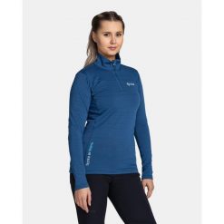 Damska bluza techniczna Kilpi MONTALE-W. Niebieskie bluzy z kapturem damskie Kilpi, z materiału. Za 215.49 zł.