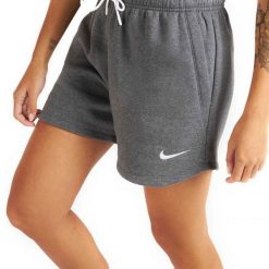 Damskie Spodenki Dresowe Park 20. Szare szorty damskie Nike, bez wzorów, z dresówki. Za 170.99 zł.