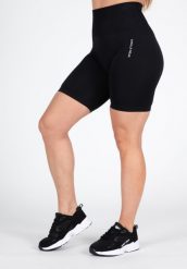 Quincy Bezszwowe Cycling Szorty - Czarny. Czarne spodenki sportowe damskie GORILLA WEAR, s, z nylonu, na fitness i siłownię. Za 206.00 zł.