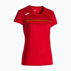 Koszulka do biegania damska Joma Record III. Czerwone bluzki sportowe damskie Joma, xl, bez kołnierzyka, bez ramiączek. Za 87.99 zł.