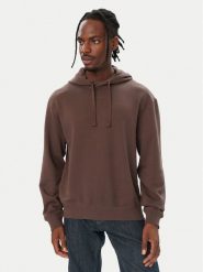 HUGO Bluza Dapo 50486478 Brązowy ciemny Relaxed Fit. Brązowe bluzy bez kaptura męskie Hugo, m, z bawełny. Za 499.99 zł.